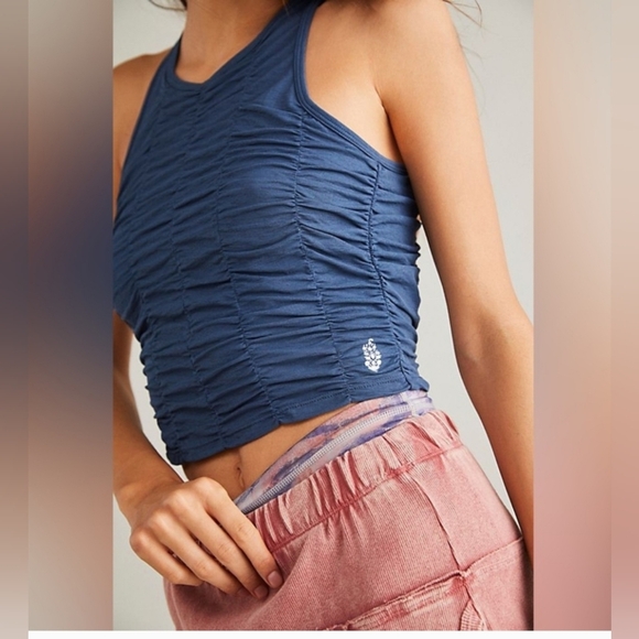 Free People Movement Free Fold Tank Sz Med - Picture 1 of 5